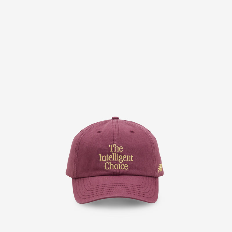The Intelligent Choice 6 Panel Hat Washed Burgundy Headwear
