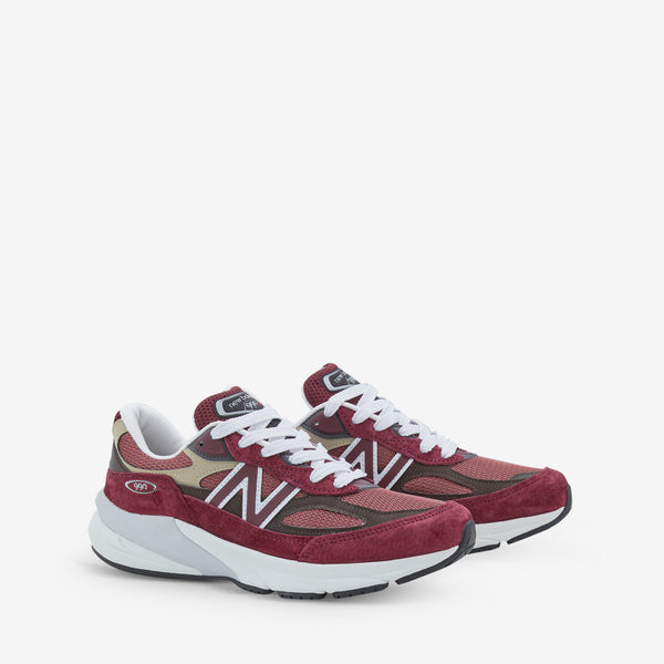 Made in USA 990v6 Burgundy | Tan