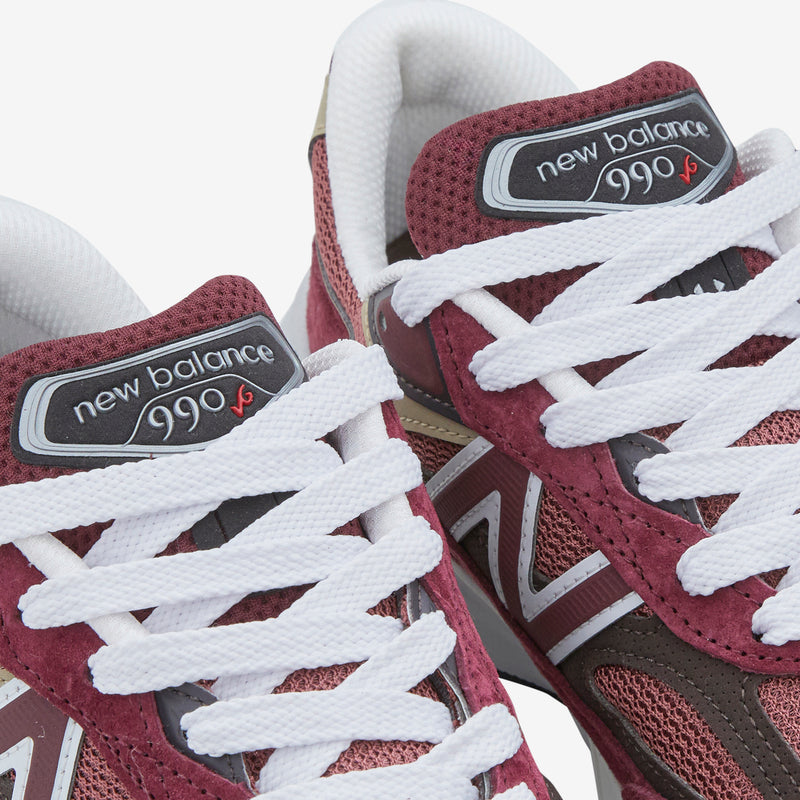 Made in USA 990v6 Burgundy | Tan