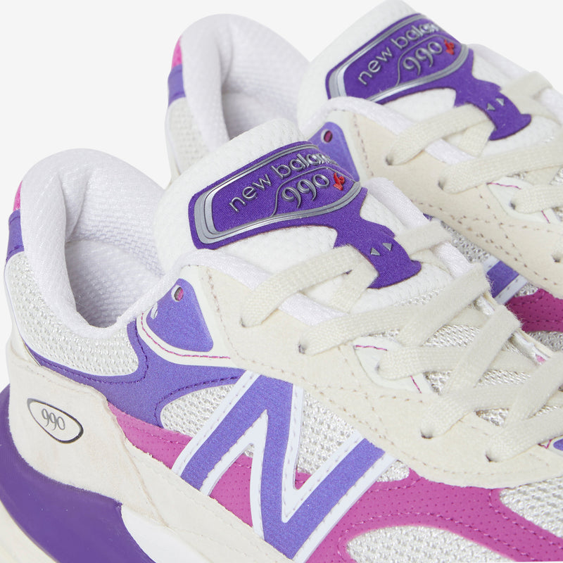 Made in USA 990v6 Limestone | Magenta