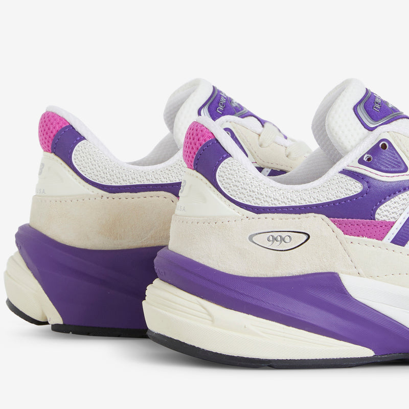 Made in USA 990v6 Limestone | Magenta