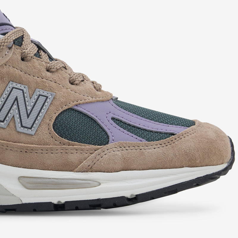 Made in UK 991v2 Cement | Douglas Fir | Lavender Gray Footwear