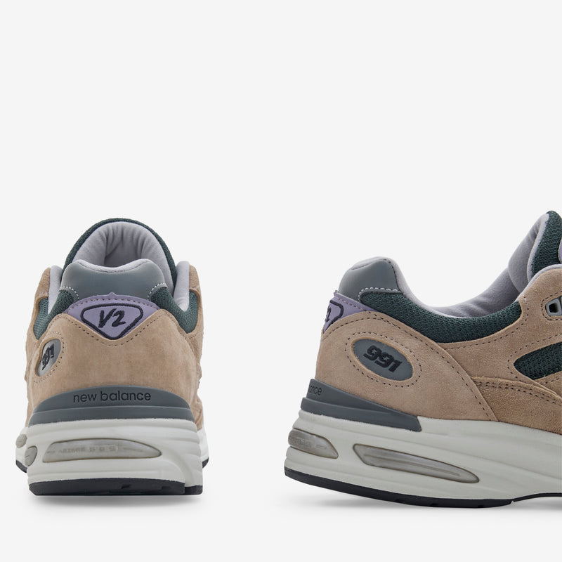 Made in UK 991v2 Cement | Douglas Fir | Lavender Gray Footwear