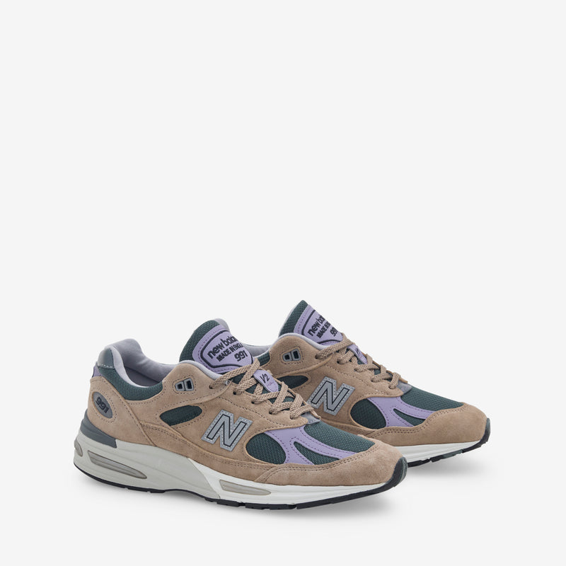 Made in UK 991v2 Cement | Douglas Fir | Lavender Gray Footwear