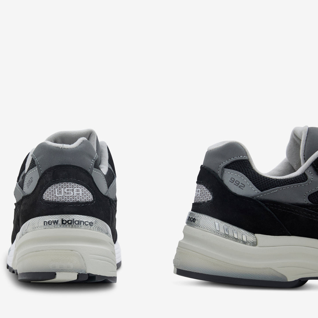 U992BK Black | Grey | Silver Metallic Footwear