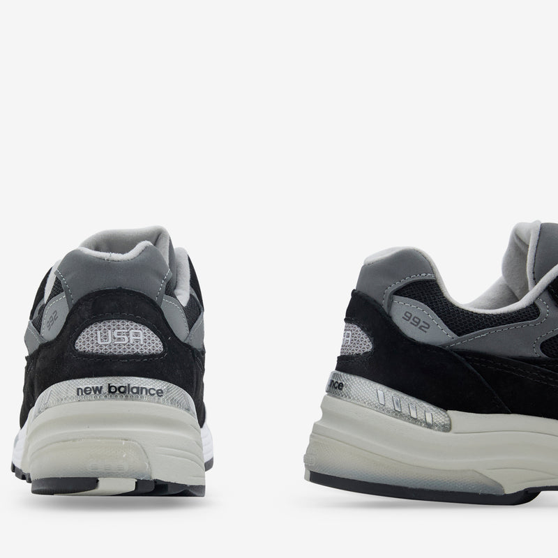 Made in USA 992 Black | Grey | Silver Metallic Footwear