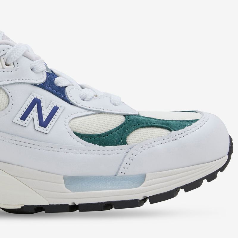 Made in USA 992 White | Marsh Green Footwear
