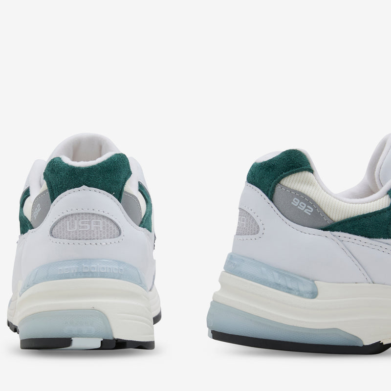 Made in USA 992 White | Marsh Green Footwear