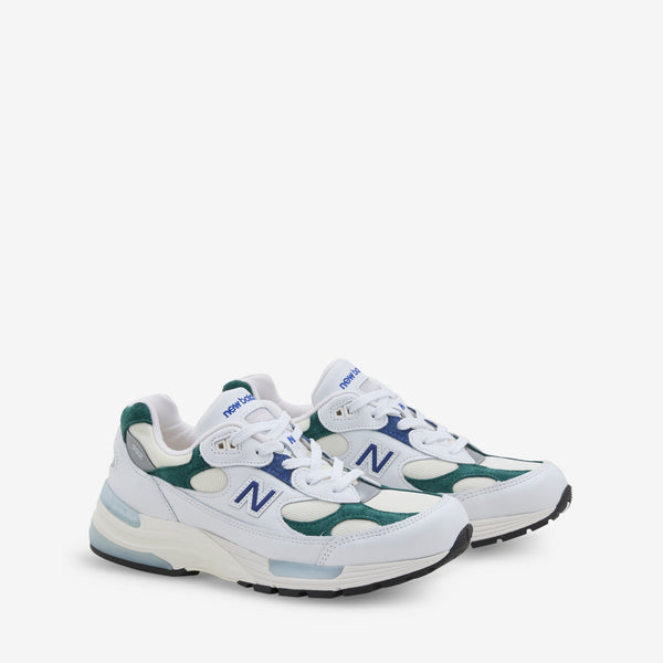 Made in USA 992 White | Marsh Green Footwear