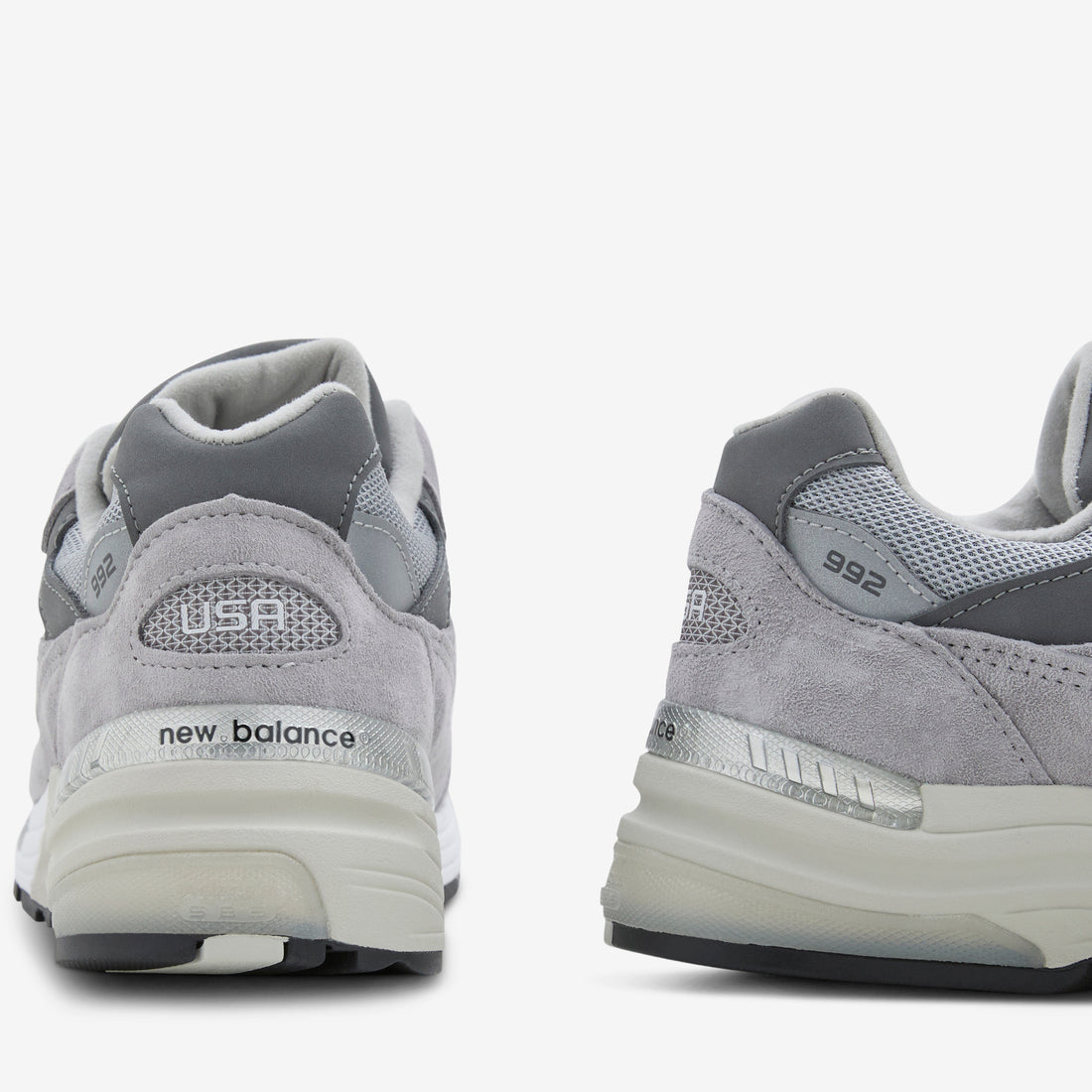 U992GY Grey | White Footwear