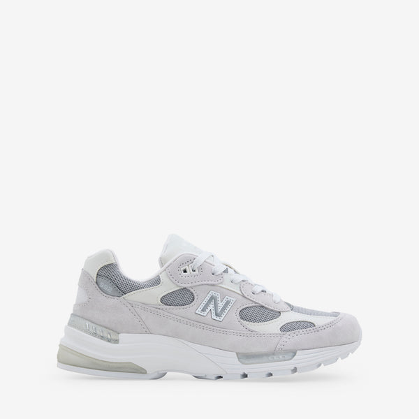 Made in USA 992 White | Reflection | Silver Metallic Footwear