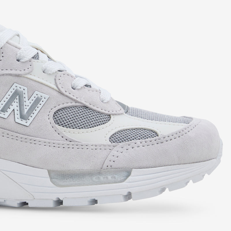 Made in USA 992 White | Reflection | Silver Metallic Footwear