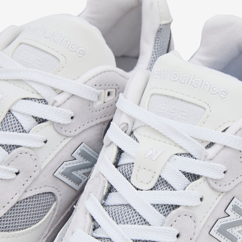 Made in USA 992 White | Reflection | Silver Metallic Footwear