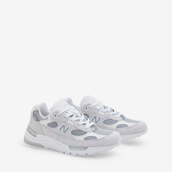 Made in USA 992 White | Reflection | Silver Metallic Footwear
