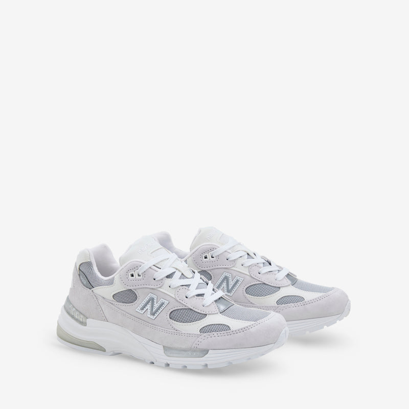 Made in USA 992 White | Reflection | Silver Metallic Footwear
