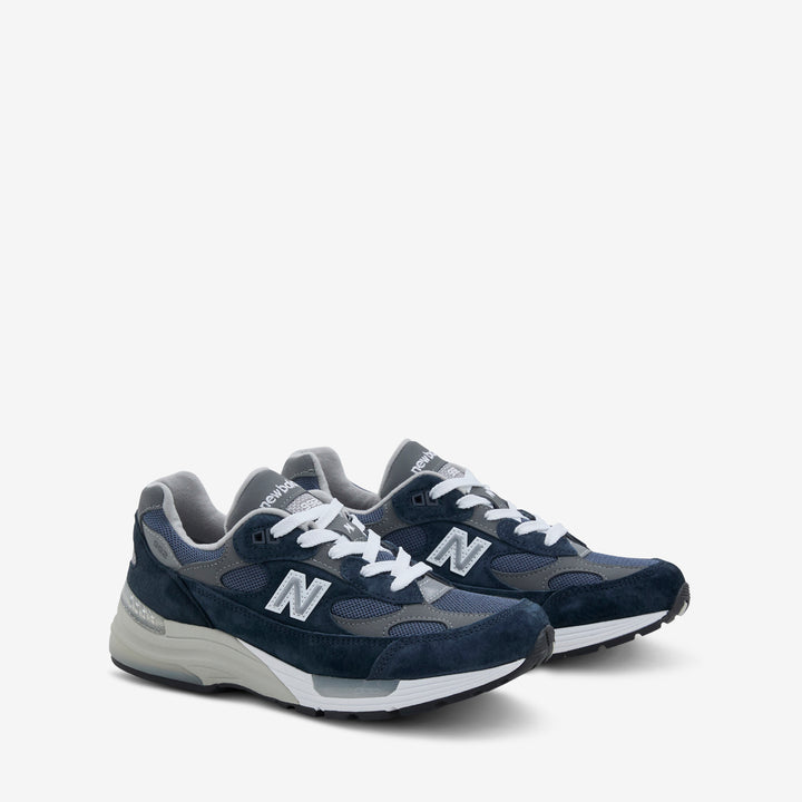 U992NY Navy | Grey | Silver Metallic Front