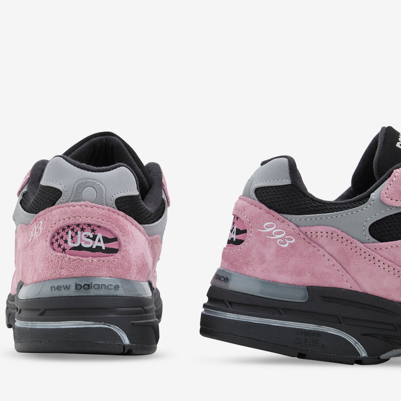Made in USA 993 Pink Taffy | Black Footwear