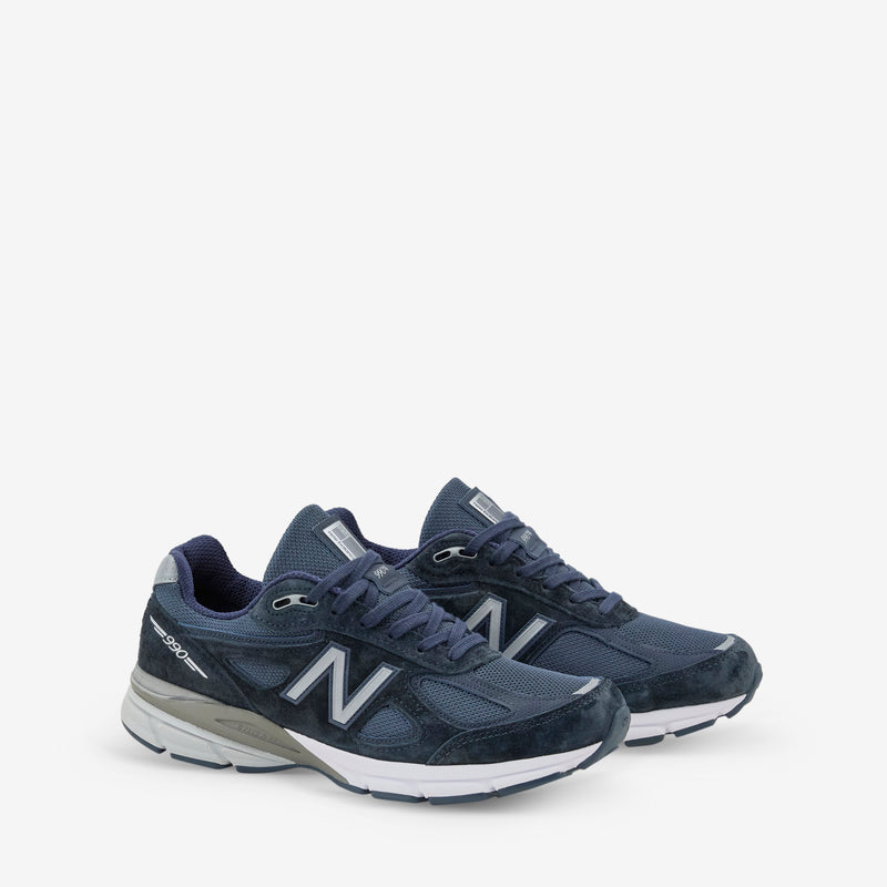 Made in USA 990v4 Navy | Silver Footwear