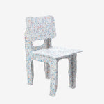 Flat Plastic Chair White