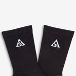 ACG Everyday Elevated Crew Socks Black | Dark Smoke Grey | Reflective Silver