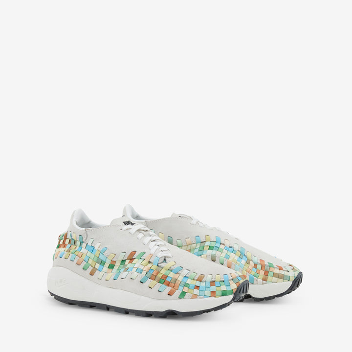 Women's Air Footscape Woven Summit White | Black | Sail | Multicolour Front