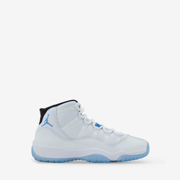 Grade School Air Jordan 11 Retro White | Legend Blue | Black Footwear