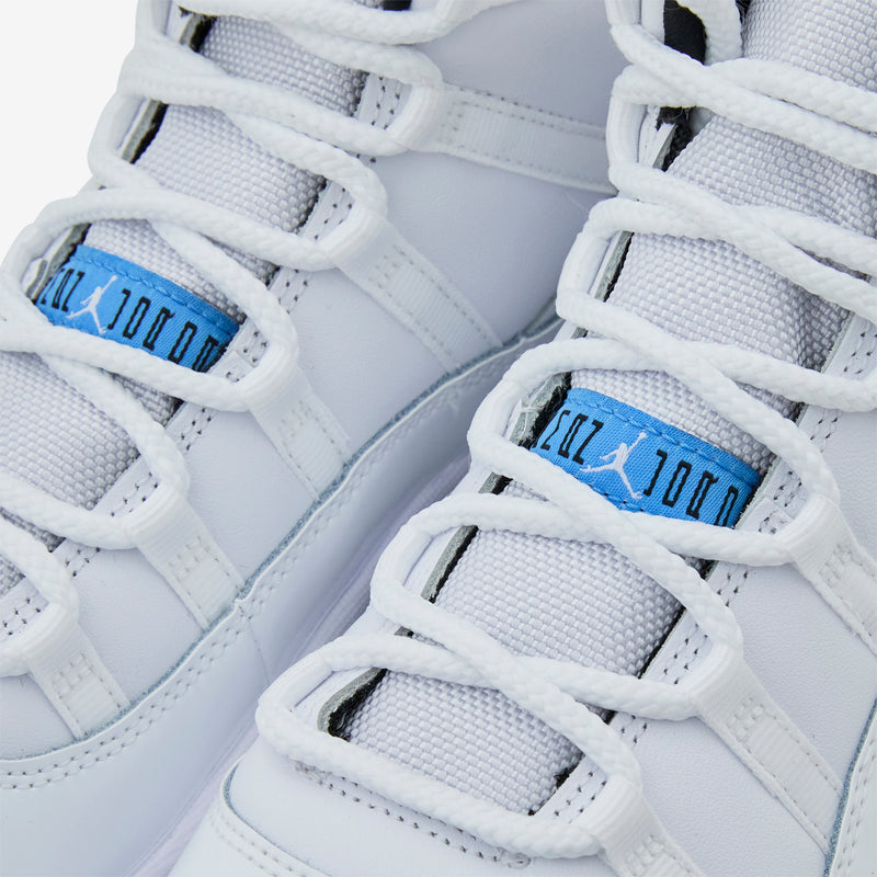 Grade School Air Jordan 11 Retro White | Legend Blue | Black Footwear
