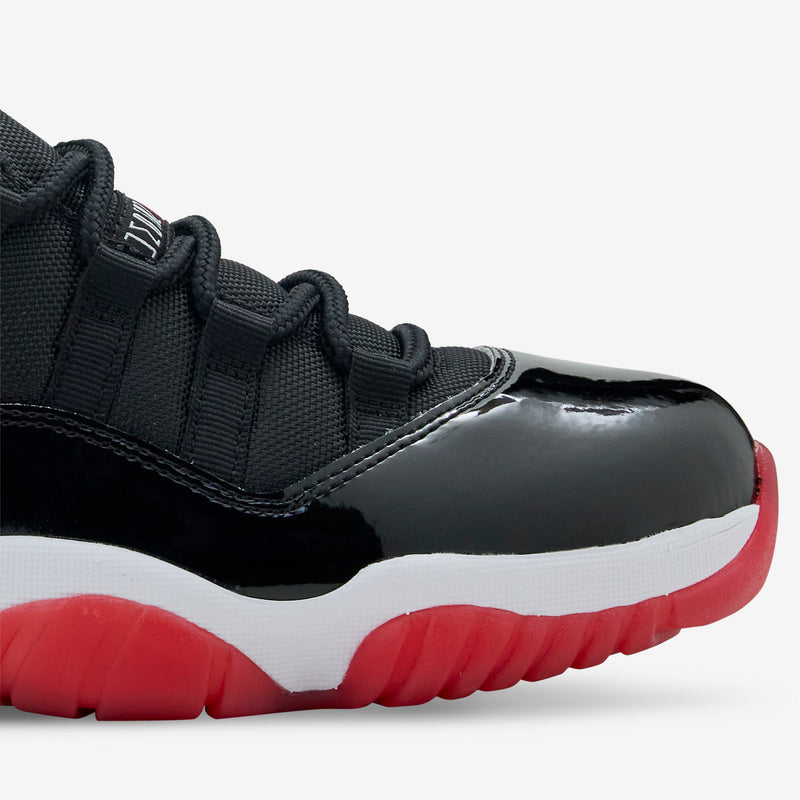Air Jordan 11 Retro Low 'Bred' Black | Varsity Red | White Footwear