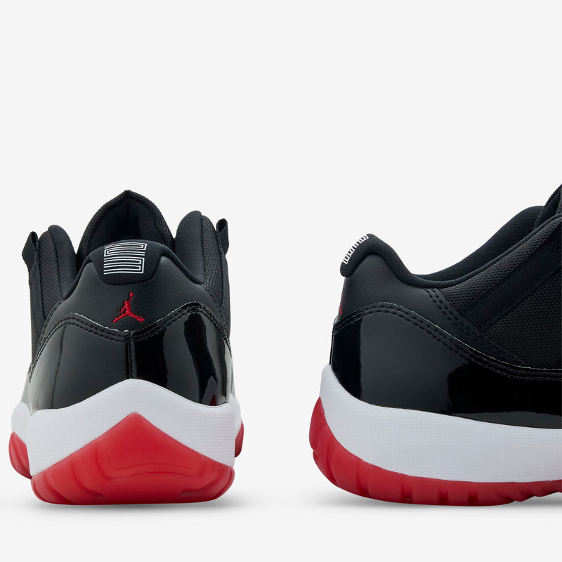 Air Jordan 11 Retro Low 'Bred' Black | Varsity Red | White Footwear