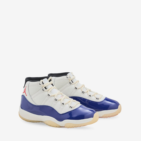 Air Jordan 11 Retro RA Deep Royal Blue | Fire Red | Sail | Black Footwear