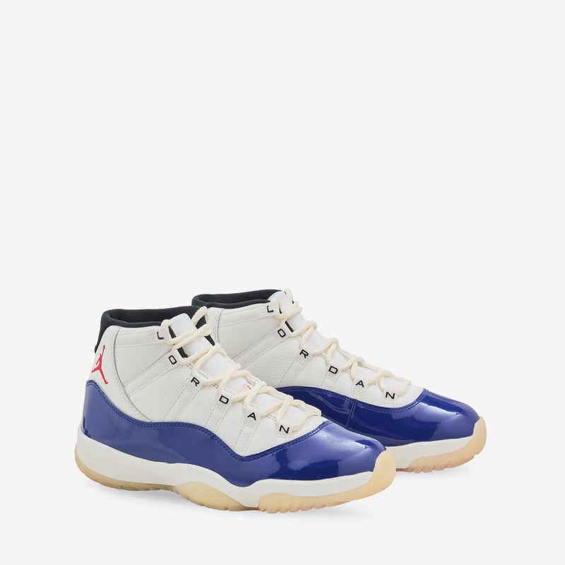 Air Jordan 11 Retro RA Deep Royal Blue | Fire Red | Sail | Black Footwear
