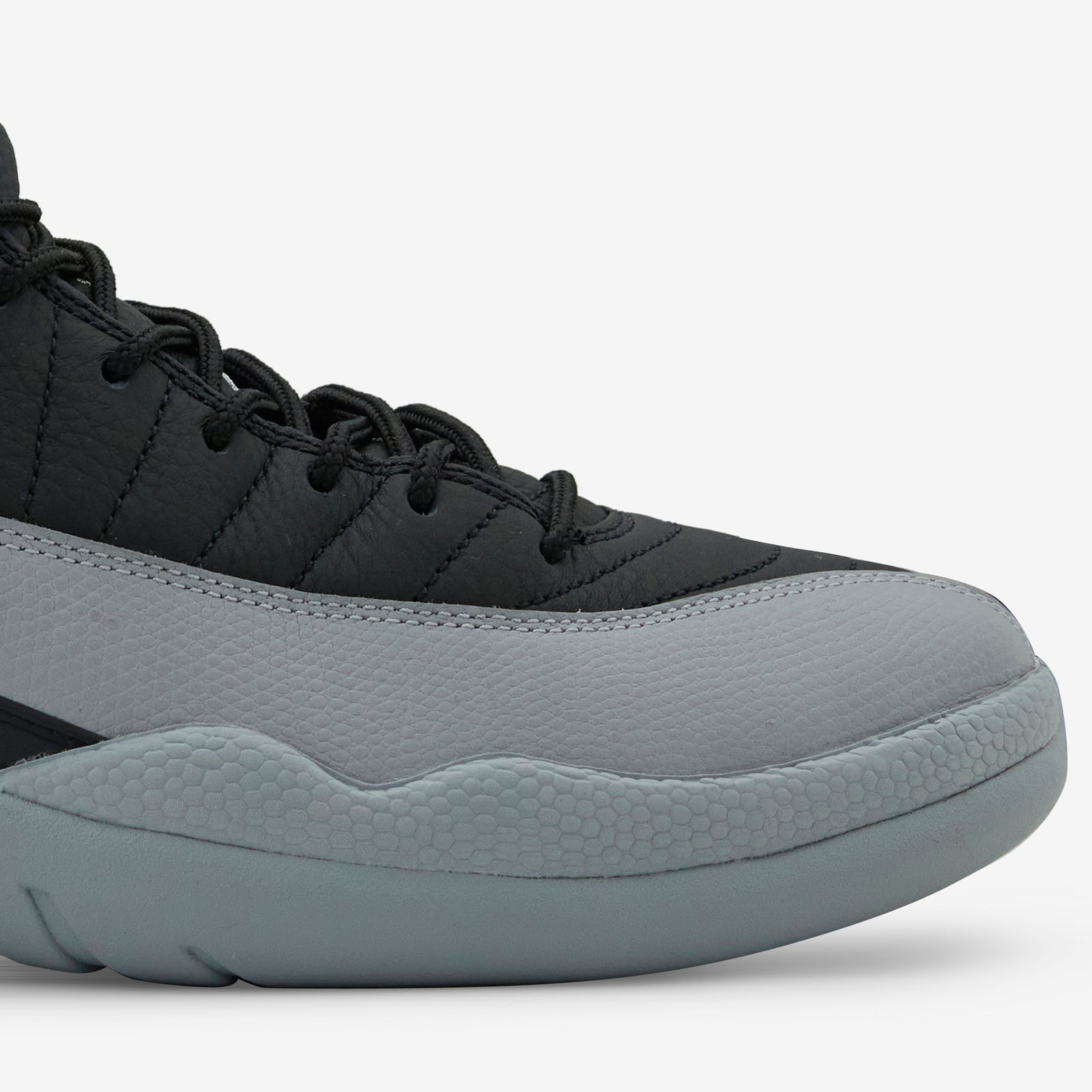 Air Jordan 12 Retro Black Wolf Grey White Above The Clouds