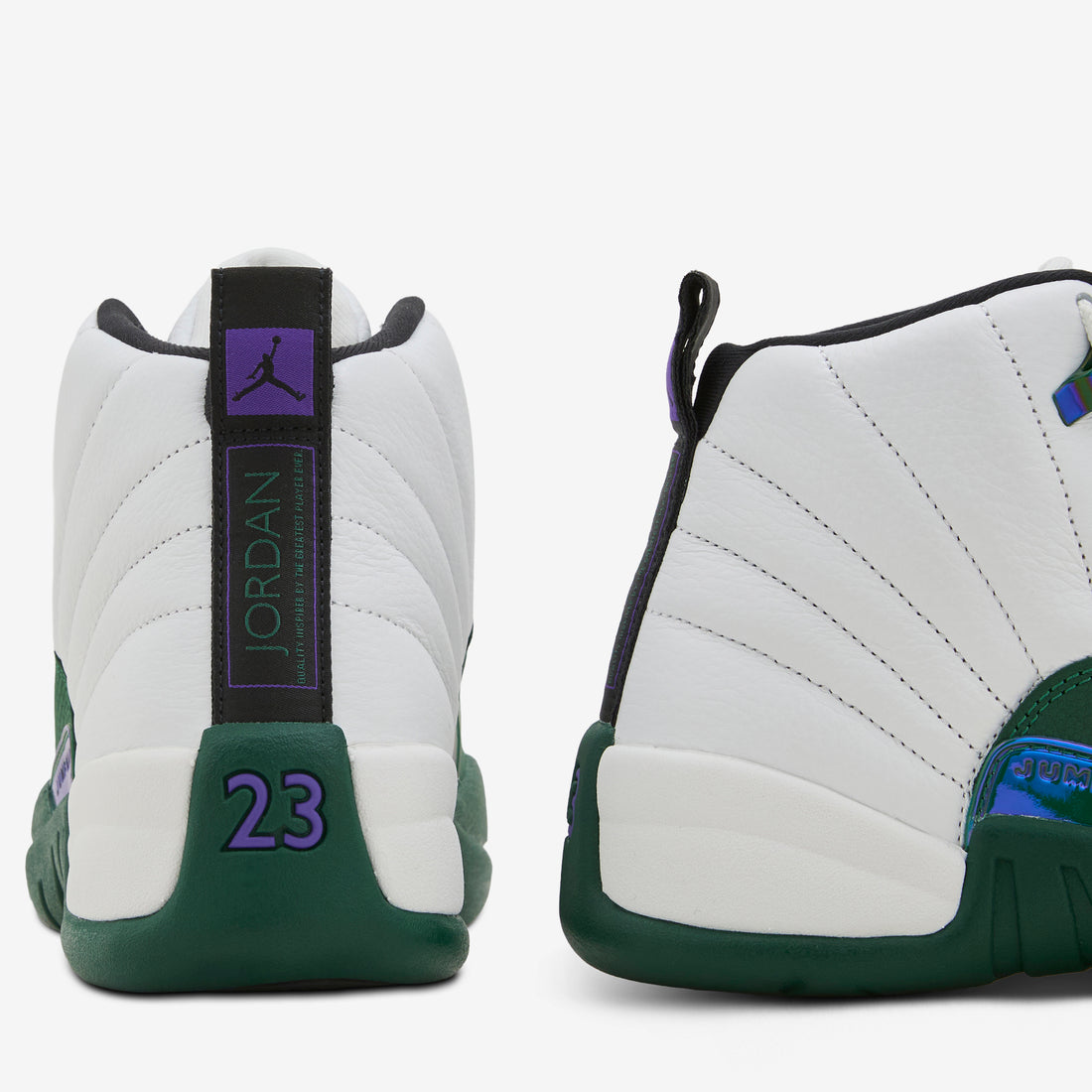 Air Jordan 12 Retro 'Idols Become Rivals' Summit White | Gorge Green | Fierce Purple Footwear