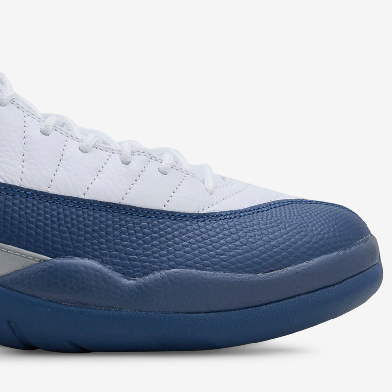 Air Jordan 12 Retro White | French Blue | Metallic Silver Footwear