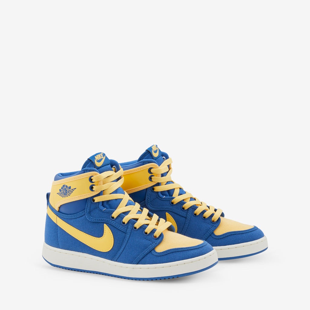 Jordan 1 blue gold hot sale