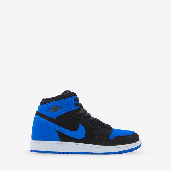 Grade School Air Jordan 1 High OG Black | Royal Blue | White