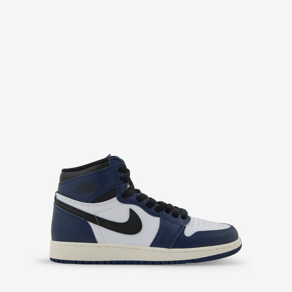 Grade School Air Jordan 1 Retro High OG Midnight Navy | Black | White | Sail Footwear