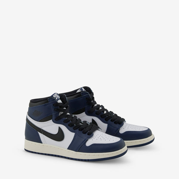 Air Jordan 1 Retro High OG Midnight Navy | Black | White | Sail Footwear