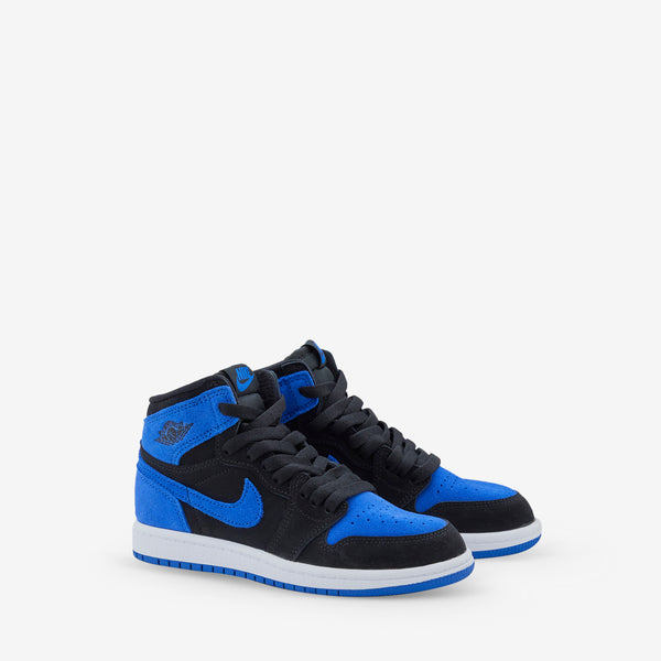 Pre-School Jordan 1 Retro High OG Black | Royal Blue | White