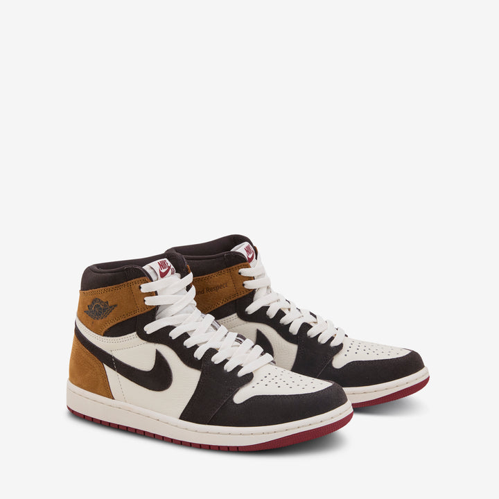 Air Jordan 1 Retro High OG Shadow Brown | Team Red | Lt British Tan Front