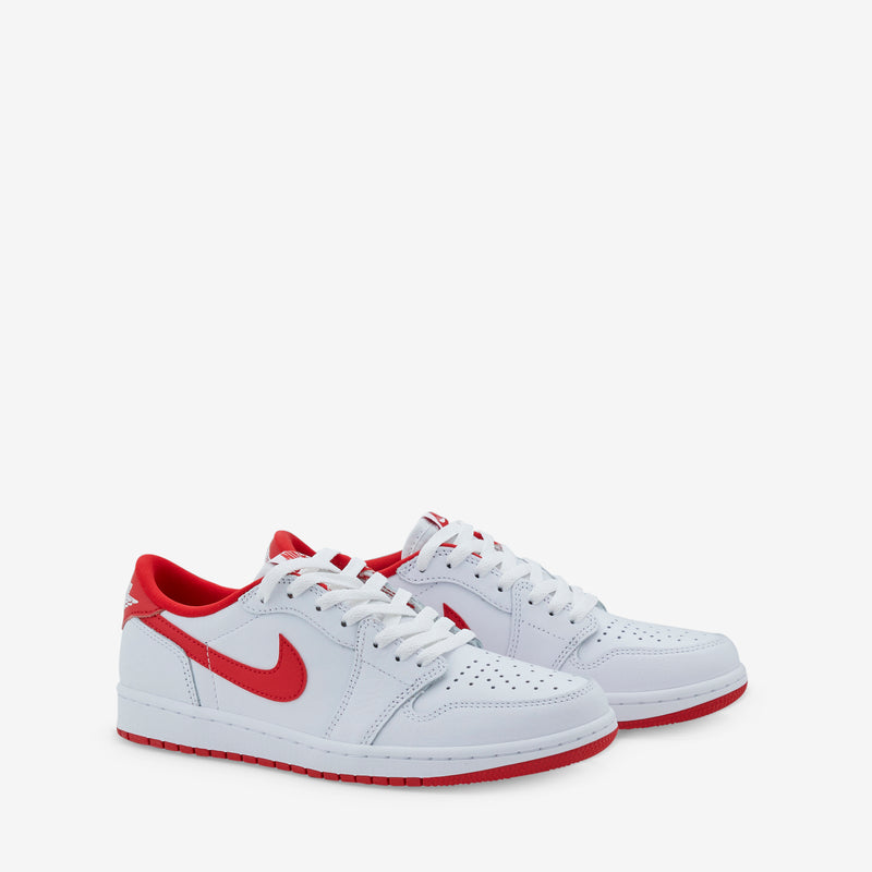 Air Jordan 1 Retro Low OG White | University Red | White