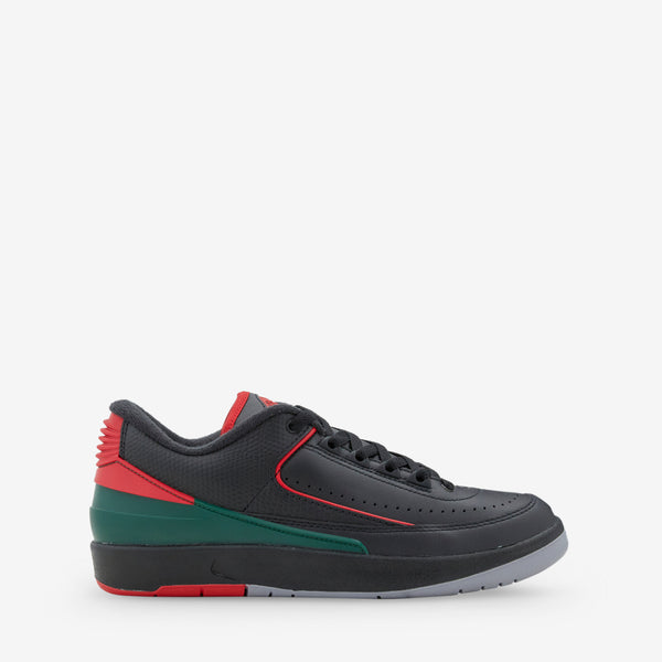 Air Jordan 2 Retro Low Black | Fire Red | Cement Grey Footwear