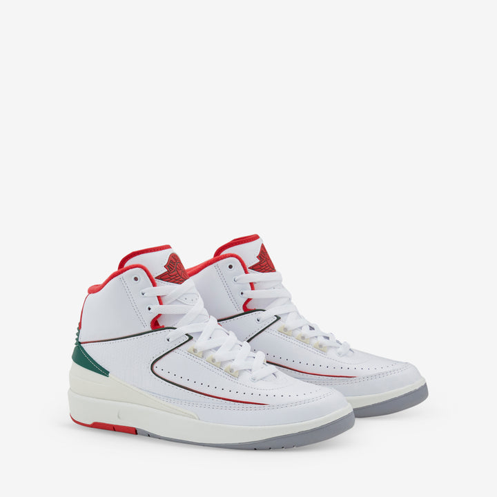 Air Jordan 2 Retro White | Fire Red | Fir | Sail Front