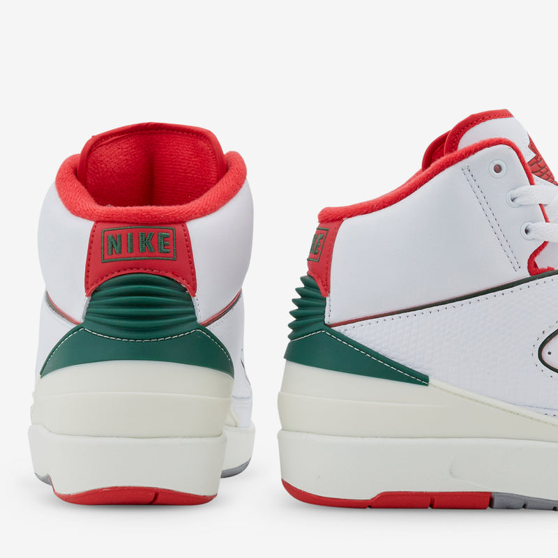 Air Jordan 2 Retro White | Fire Red | Fir | Sail Footwear