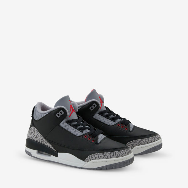 Air Jordan 3 Retro Black | Fire Red | Cement Grey | Summit White Footwear