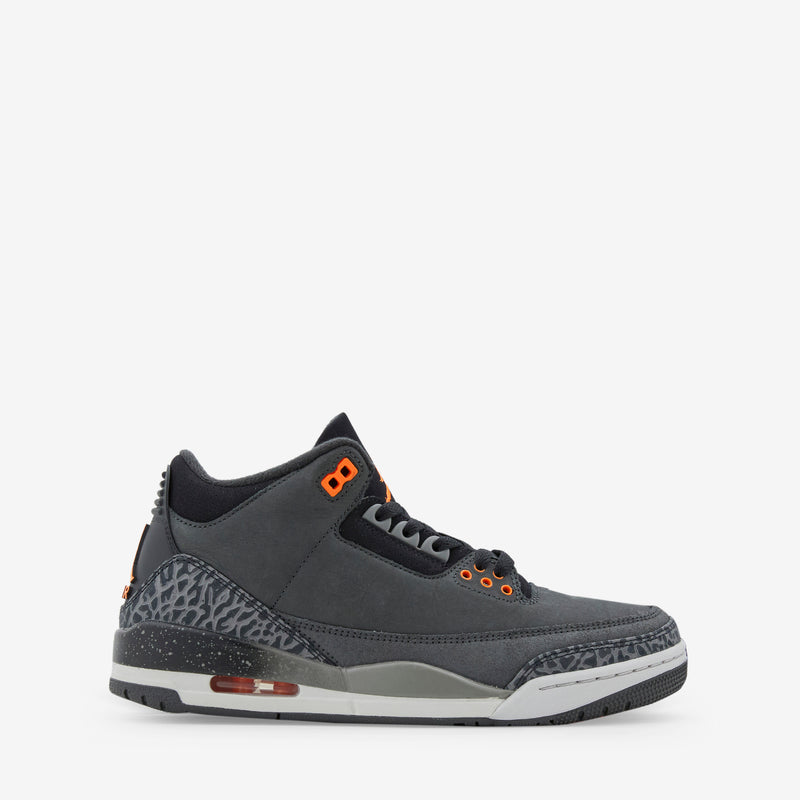 Jordan 3 hotsell orange and black