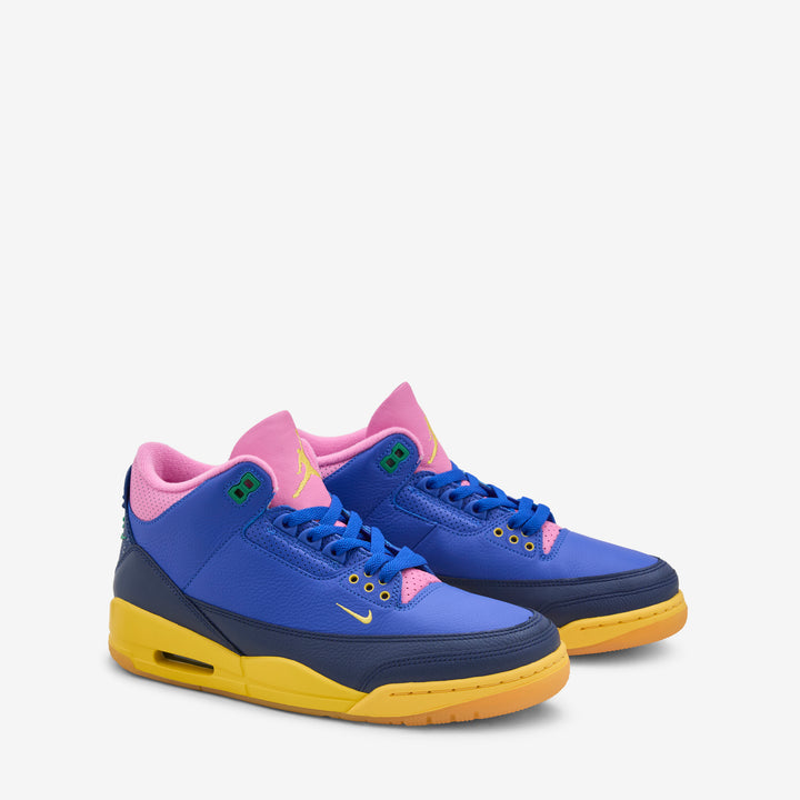 Air Jordan 3 Retro OG 'Brazil' Racer Blue | Lucky Green | Blue Void Front