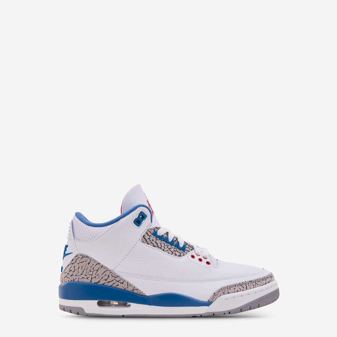 Grade School Air Jordan 3 Retro OG White | Fire Red | True Blue Footwear