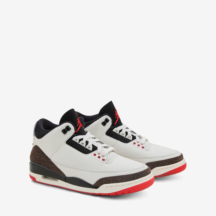 Air Jordan 3 Retro OG Sail | Black | University Red | Pale Ivory Front