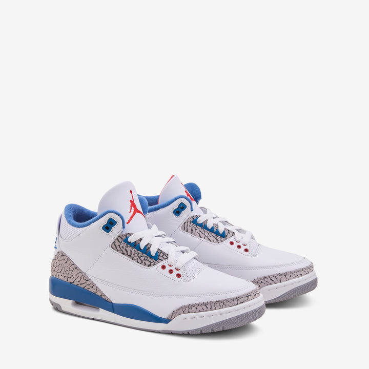 Air Jordan 3 Retro OG White | Fire Red | True Blue Front